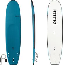 Zdjęcie Olaian Deska Surfingowa 100 School 8'2" L Wzmocniona + Leash - Wrocław