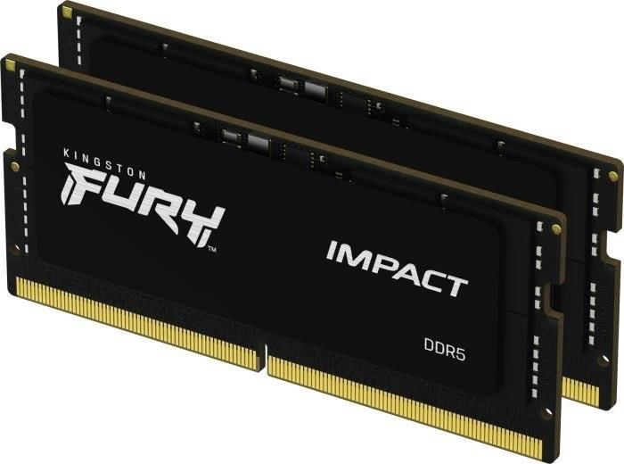 Pamięć RAM Kingston DDR5 Fury Impact 32GB 4800MHz CL38 SODIMM (KF548S38IBK232) Pamięć RAM Kingston DDR5 Fury Impact 32GB 4800MHz CL38 SODIMM (KF548S38IBK232)