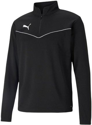 Bluza męska Puma teamRISE 1 4 Zip Top czarna 657394 03