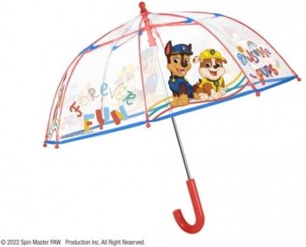 Parasolka dziecięca Perletti Psi Patrol Paw Patrol, transparentna