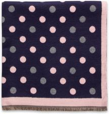 Zdjęcie Ciepły granatowy szal w grochy - Bielsko-Biała