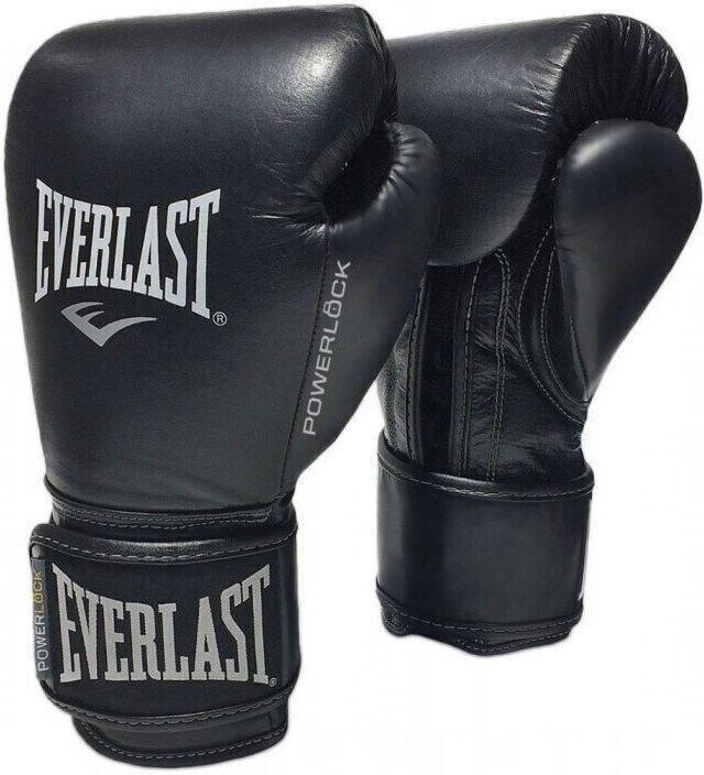 Everlast Powerlock Pro Hook And Loop Training Gloves Black