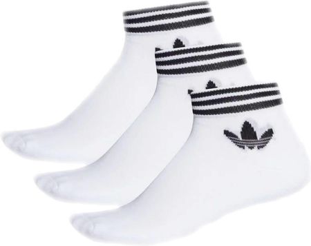 Skarpety ADIDAS Trefoil Ankle Socks 3 pak Białe