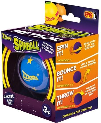 Epee Spinball Zakręcona Zabawa Niebieska Z Żółtym Meteor