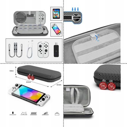 Nintendo Switch OLED 周辺機器セット Nintendo Switch OLED Czerwono-niebieski + Zestaw akcesoriów