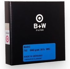 B+W Filtr fotograficzny Basic Połówkowy szary (702) MRC 25% 67mm