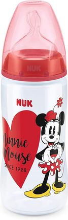NUK First Choice+ Disney Myszka Miki 6-18m czerwony 300ml