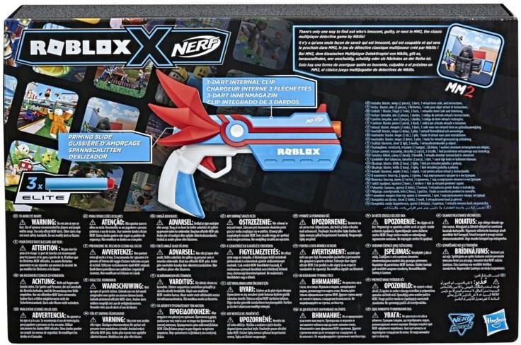 Nerf Roblox MM2 Dartbringer – Lanzador De Dardos De La Serie Murder Mystery 2 (F3776)