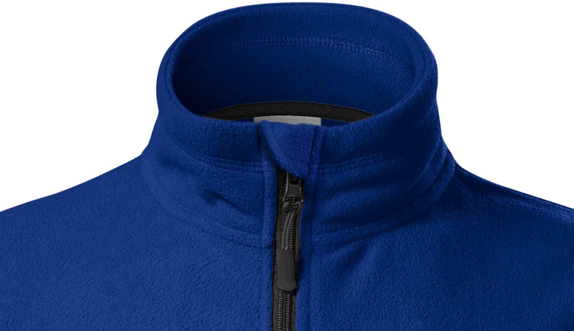 Polar damski, bluza polarowa, taliowana, kieszenie z zamkiem, MALFINI, FROSTY, chabrowy - zdjęcie 3 Polar damski, bluza polarowa, taliowana, kieszenie z zamkiem, MALFINI, FROSTY, chabrowy