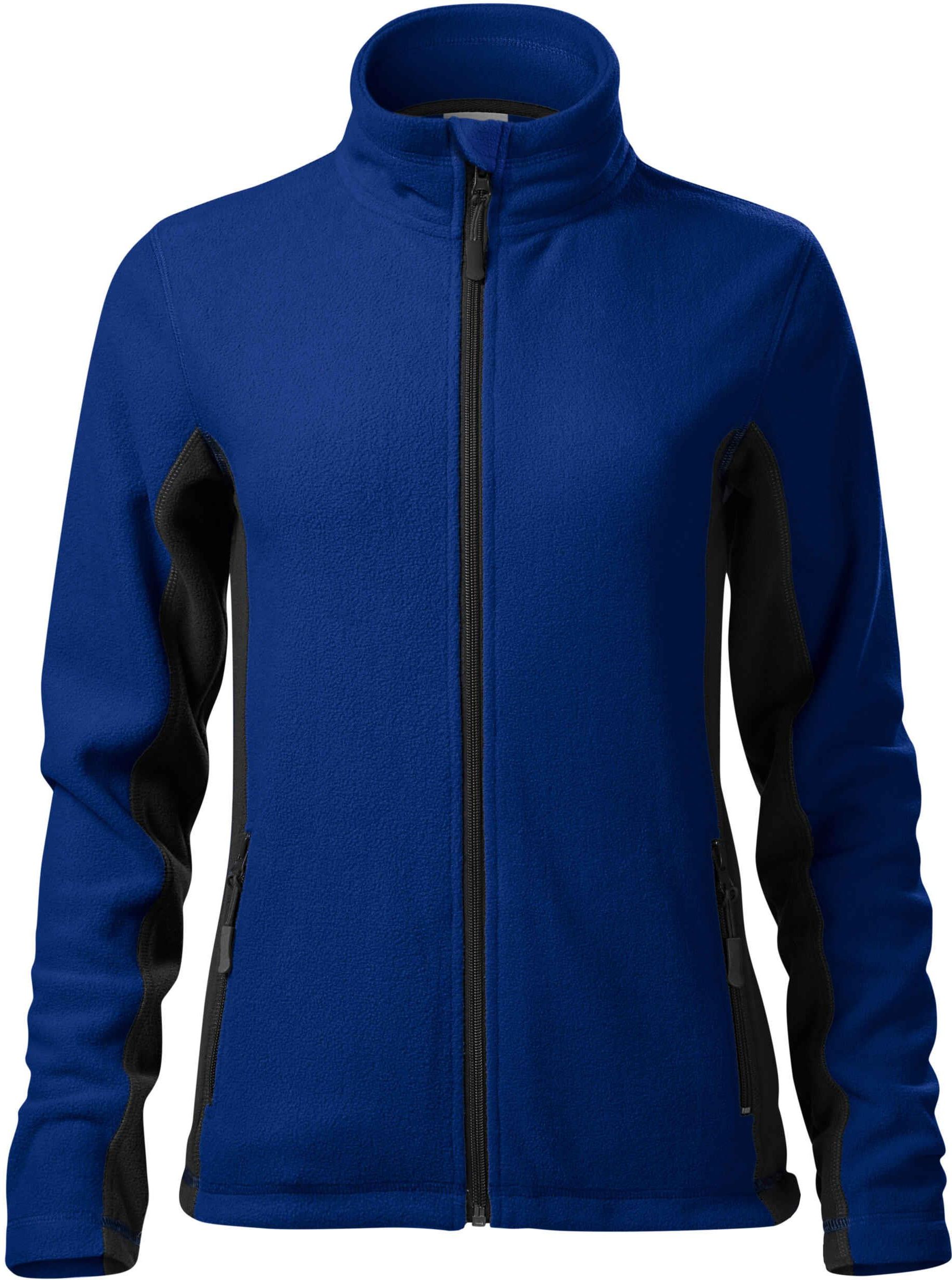 Polar damski, bluza polarowa, taliowana, kieszenie z zamkiem, MALFINI, FROSTY, chabrowy - zdjęcie 4 Polar damski, bluza polarowa, taliowana, kieszenie z zamkiem, MALFINI, FROSTY, chabrowy