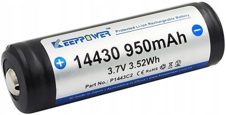 Keeppower Akumulator 14430 950 mAh 3,6 -3,7V (pcb)
