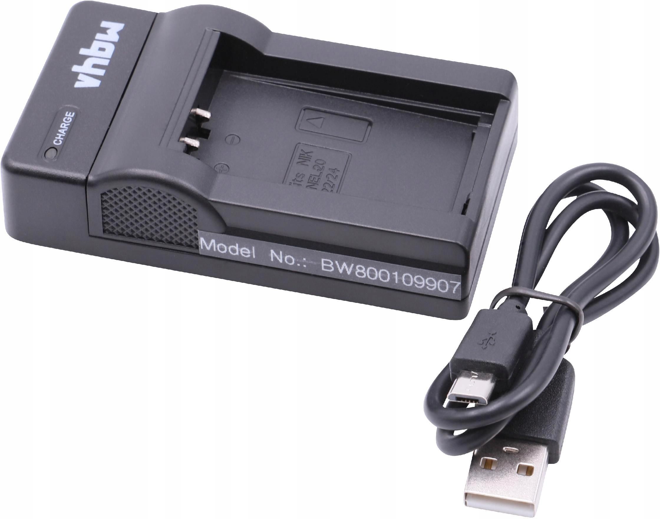 Caricabatterie Vhbw Per Nikon CoolPix L100/L120/L810/L820 – Sostituisce EH-67, 5V/2A Con Alimentatore 220V