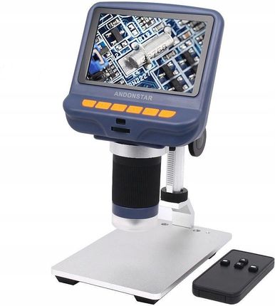 Andonstar Mikroskop cyfrowy + LCD + 8 Led + statyw