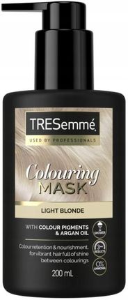 Tresemmé Colouring Maska Koloryzująca Z Olejkiem Arganowym Odcień Light Blonde 200 Ml