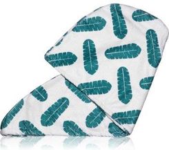 Zdjęcie Coco & Eve Microfibre Hair Towel Wrap Ręcznik Do Włosów 1.0 Leaf Print - Mikołów