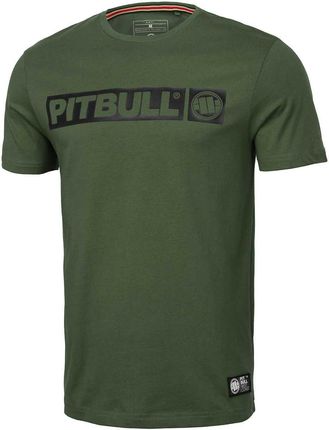 Koszulka Pit Bull Slim Fit Spandex Hilltop '22 - Oliwkowa