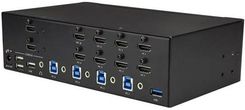 Startech.Com 4 Port Hdmi Kvm Switch 4K 30Hz Dual Display / Audio Usb X Rack Mo (Sv431Dhd4Ku)