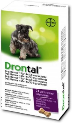 Drontal Dog Flavour 24 Tbl. Tabletki Na Odrobaczenie