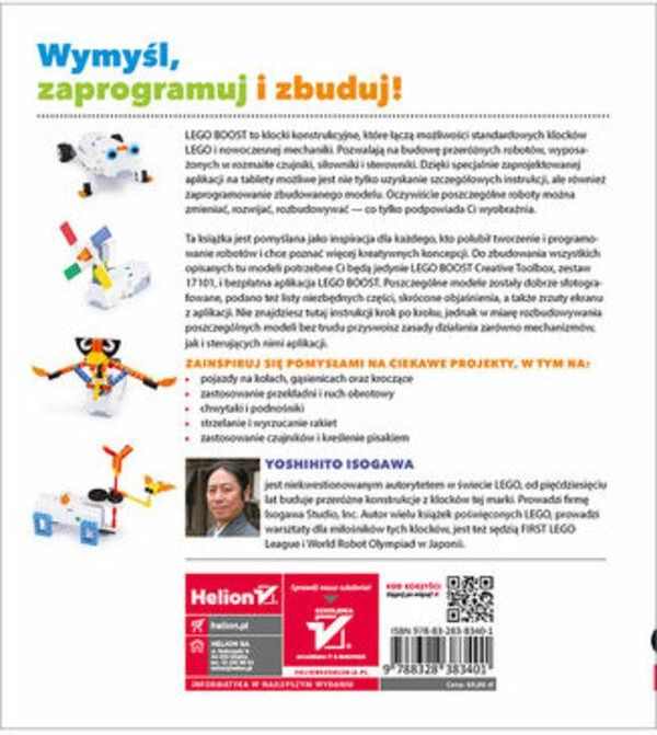 LEGO BOOST wyzwalacz kreatywności. Jak zbudować 95 robotów o prostej konstrukcji (ebook) - zdjęcie 1 LEGO BOOST wyzwalacz kreatywności. Jak zbudować 95 robotów o prostej konstrukcji (ebook)