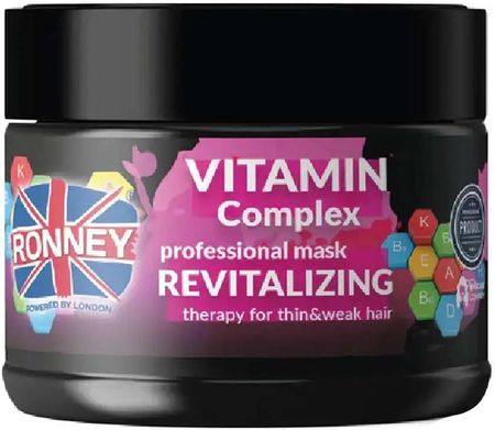 Ronney Vitamin Complex Professional Mask Revitalizing rewitalizująca maska do włosów z kompleksem witamin 300ml