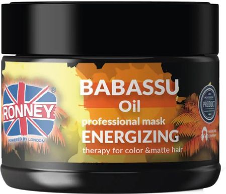 Ronney Babassu Oil Professional Mask Energizing energetyzująca maska do włosów farbowanych 300ml