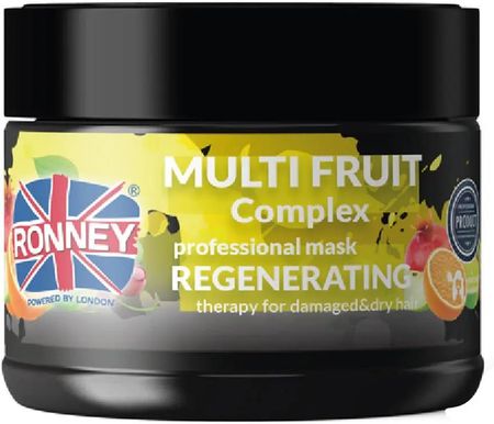 Ronney Multi Fruit Complex Professional Mask Regenerating regenerująca maska do włosów zniszczonych 300ml