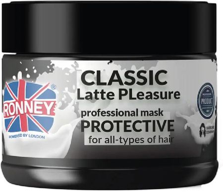 Ronney Classic Latte Pleasure Professional Mask Protective ochronna maska do wszystkich rodzajów włosów 300ml