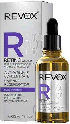 Revox Przeciwzmarszczkowy Koncentrat Do Twarzy Z Retinolem Retinol Serum Unifying Regenerator 30 ml