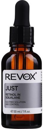 Revox Bezwodne Serum Z Retinolem W Skwalanie Do Twarzy I Szyi Just Retinol In Squalane 30 ml