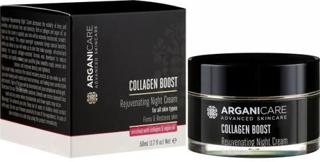 Krem Arganicare Odmładzający Collagen Boost Rejuvenating Night Cream na noc 50ml