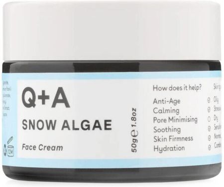 Krem Q+A Intensywny ​​Do Twarzy Z Algami Śnieżnymi Snow Algae Intensiv Face Cream na dzień 50ml