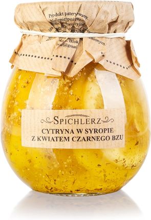 Cytryna W Syropie Z Kwiatem Czarnego Bzu 260g Spichlerz