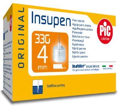 PIC Insupen 33G 4mm igły do penów insulinowych Original 5szt.