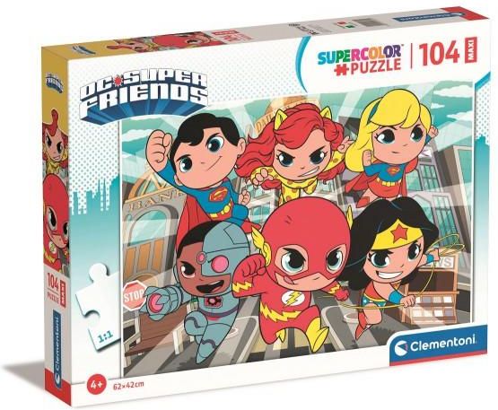 Clementoni 104El. Maxi Super Kolor Dc Friends 25720 - Ceny i opinie ...