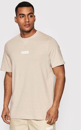 Puma T-Shirt Modern Basics 847407 Beżowy Regular Fit