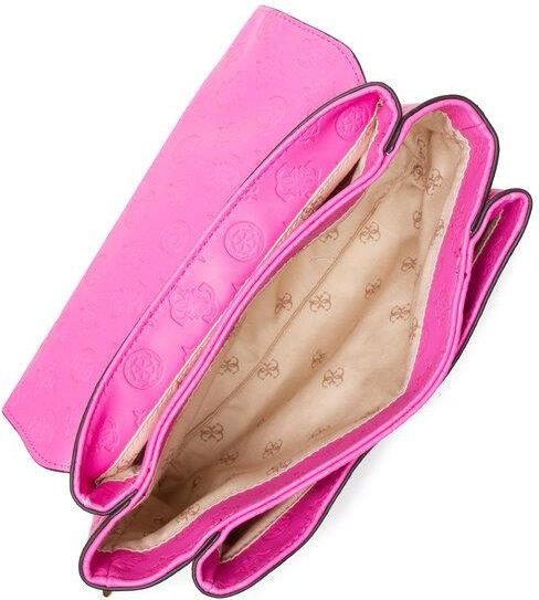 Guess Torebka Zanelle Top Handl Flap HWPA84 92200 Różowy