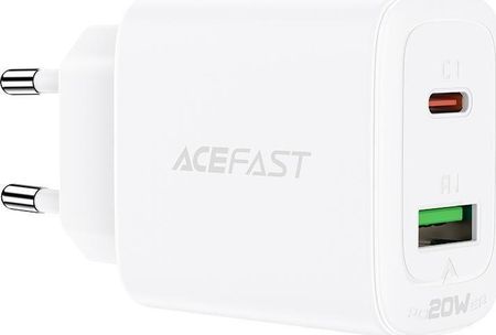 Acefast Ładowarka Sieciowa USB Typ C / 20W PPS PD QC 3.0 AFC FCP Biały (A25 Biały)
