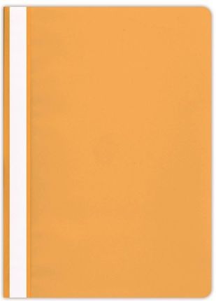 Kbk Skoroszyt plastikowy A4 twardy pomarańczowy