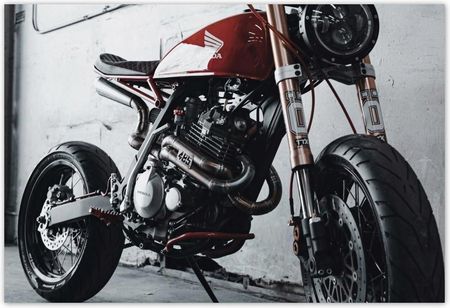 Fototapety 200x135 Honda Motocykl Garaż Moto