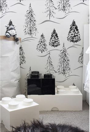 Foto tapeta samoprzylepna Zimowe drzewa 416x254 cm