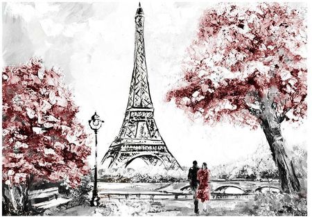 Fototapeta 3D Paryż Wieża Eiffla 254x184 F00805