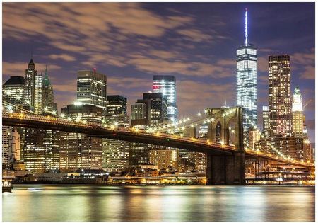 Fototapeta 3D most Nowy Jork noc 368x254 F00384