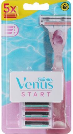 Gillette Wymienne Ostrza Do Maszynki Venus Start 5 Szt.