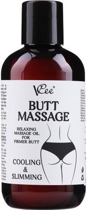 Vcee Relaksujący Olejek Do Masażu Pośladków Butt Massage Relaxing Oil For Firmer 200 ml