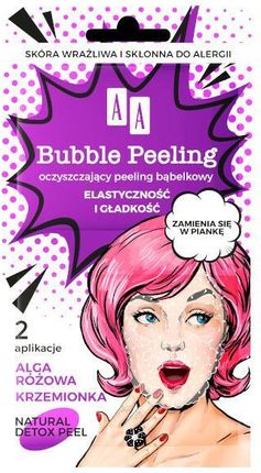 Aa Oczyszczający Peeling Bąbelkowy Do Skóry Twarzy Bubble 8 Ml