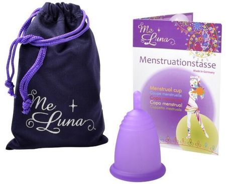 Me Luna Kubeczek Menstruacyjny Rozmiar M Fioletowy Meluna Classic Menstrual Cup
