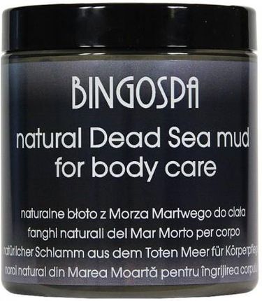 BINGOSPA Błoto Karnalitowe Z Morza Martwego 100% Black Mud Dead Sea 300 G