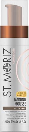 St.Moriz Pianka Samoopalajaca Ultraciemna St. Moriz Advanced Colour Correcting Tanning Mousse Ultra Dark 200 Ml