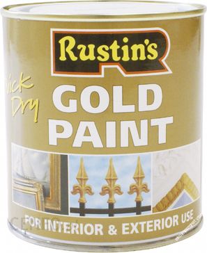 Farba Rustin S Zlota Do Drewna I Metalu Gold Paint 500ml Opinie I Ceny Na Ceneo Pl