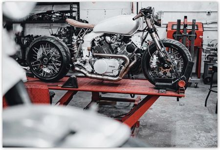 Fototapety 200x135 Yamaha Motocykl Garaż
